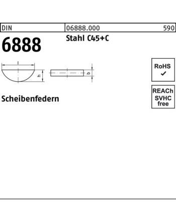 Scheibefeder DIN 6888
