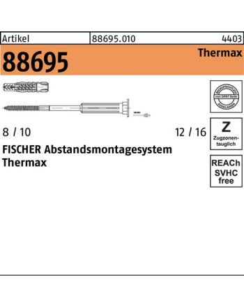 Abstandsmontagesystem R 88695 Thermax FISCHER