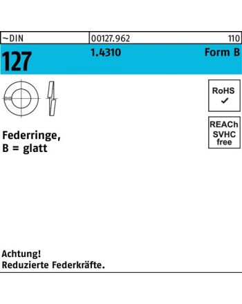 Federring DIN 127