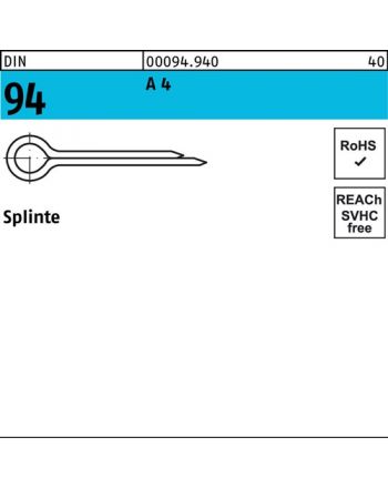 Splinte DIN 94/ISO 1234
