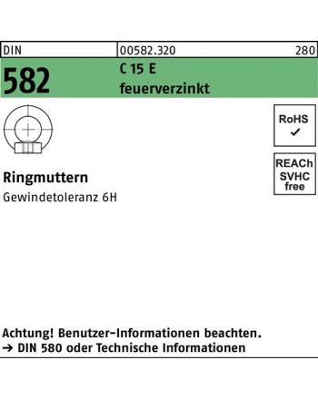 Ringmutter DIN 582