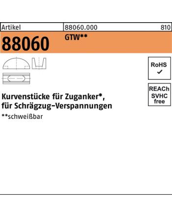 Kurvenstück R 88060 GTW