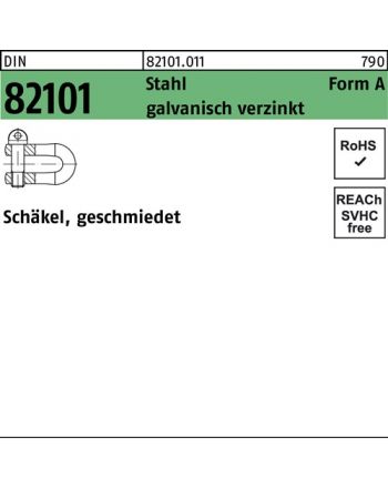Schäkel DIN 82101