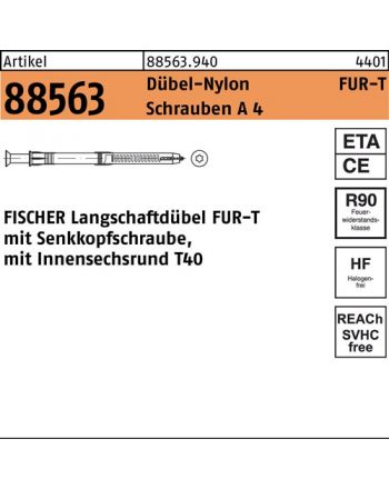 Rahmendübel R 88563 m.SEKO-Schraube FISCHER