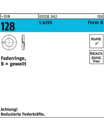 Federring DIN 128