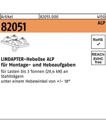 Hebeöse R 82051 ALP ALP 3T-1 1 Stück LINDAPTER