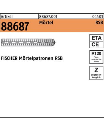 Mörtelpatrone R 88687 FISCHER