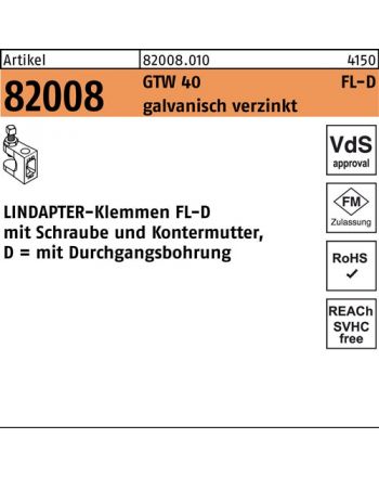 Klemmen R 82008 GTW 40 FL-D LINDAPTER