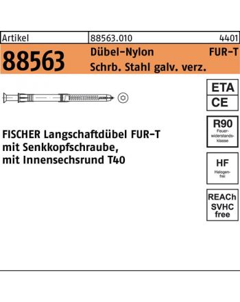 Rahmendübel R 88563 m.SEKO-Schraube FISCHER