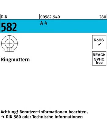 Ringmutter DIN 582