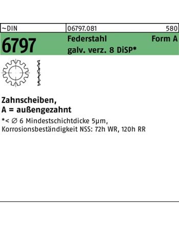 Zahnscheibe