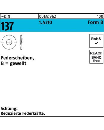 Federscheibe DIN 137