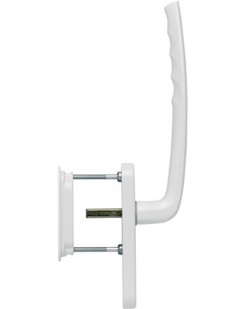 Hebe-Schiebetür-Garnitur NY HS-0810/431N/422 Alu.F9016 bl.70-75mm HOPPE