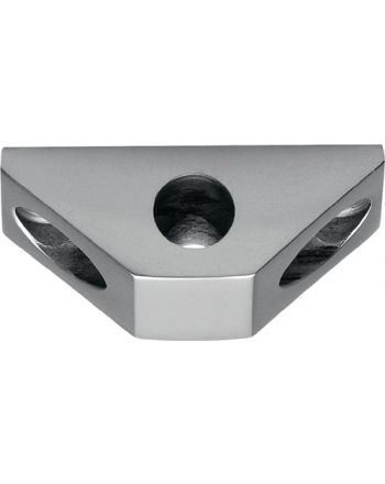 Stangenführung zu Untersatz Vario f.Rundstange 10mm silber elox.DENI