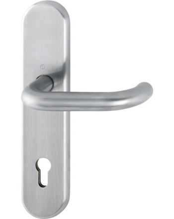 Langschild-Halbgarnitur Paris E138F/3310 VA F69 PZ 92mm DIN L/R HOPPE