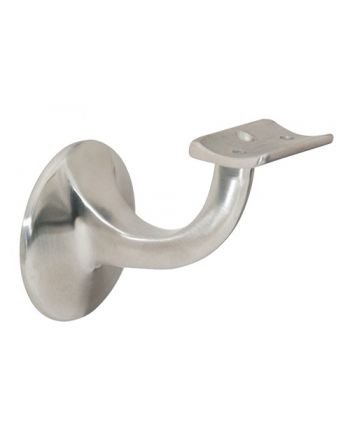 Handlaufträger VA ma D.Wandplatte 55mm gewölbte Auflage DENI