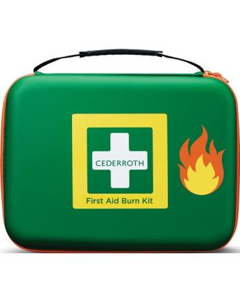 Erste-Hilfe-Tasche B305xH245xT86ca.mm grün z.Brandwundenversorgung CEDERROTH