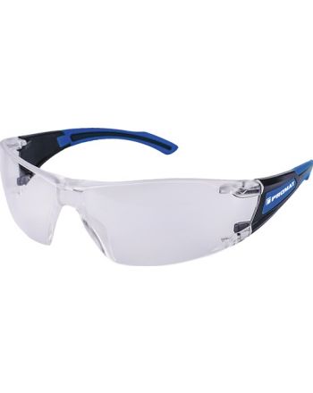 Schutzbrille Daylight Modern EN 166 Bügel schwarz/dunkelblau,Scheibe klar