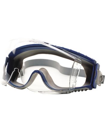Vollsichtschutzbrille MaxxPro EN 166,EN 170 Rahmen blau/grau,Scheiben klar PC