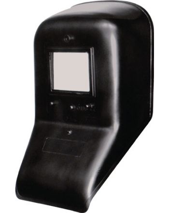 Schweißerschutzschild m. DIN-9-Glas u. Vorsatzglas 90x110mm Ku.
