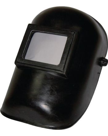 Schweißerkopfschutzhaube m.DIN-9-Glas u.Vorsatzglas 90 x 110mm Ku.
