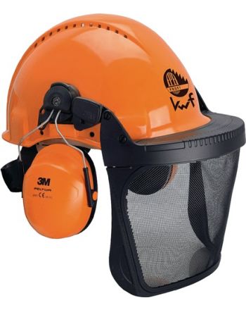 Waldarbeiterkombination G3000M orange UV-stabilisiertes Material EN 397 EN 352-3