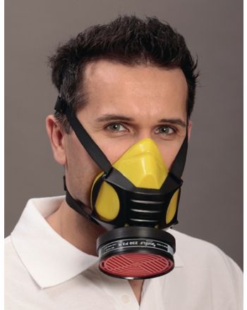 Atemschutzhalbmaske Polimask GAMMA/Silikone EN 140 o.Filter,Silik.EKASTU