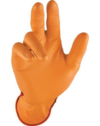 Einweghandschuh Grip Orange STRONGHAND