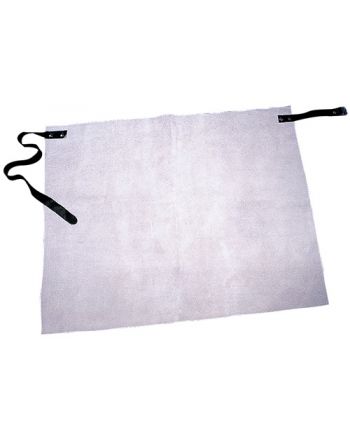 Lederhüftschürze Claus L.ca.70xB.ca.60cm hellgrau Spaltleder FELDTMANN