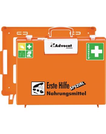 Erste Hilfe Koffer Advocat Nahrungsmittel B400xH300xT150ca.mm orange SÖHNGEN