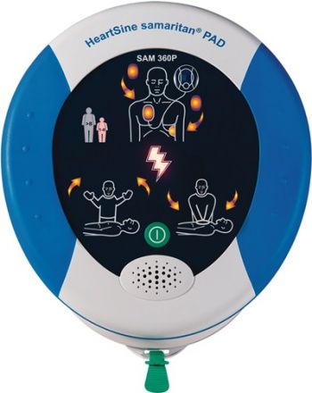 Defibrillator AED HEARTSINE Sprache deutsch vollautomatisch L4,8xB18,4xH23,4cm