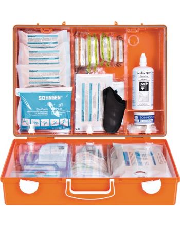 Erste Hilfe Koffer Beruf SPEZIAL Werkstatt B400xH300xT150ca.mm orange SÖHNGEN