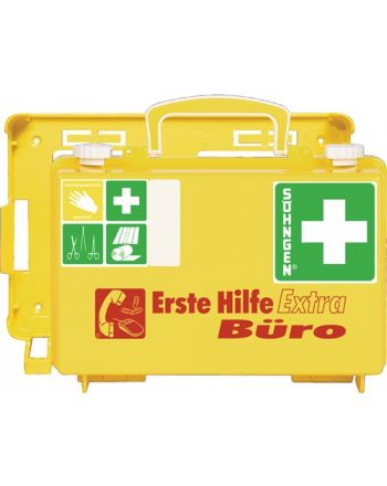 Erste Hilfe Koffer Extra Büro B260xH170xT110ca.mm leuchtgelb SÖHNGEN
