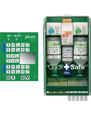 QuickSafe Box Complete befüllt PLUM