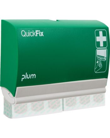 Pflasterspender QuickFix 3 B232,5xH133,5xT33ca.mm grün PLUM