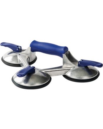Saugheber blue line Trgf.100kg Kopf-Ø 120mm 3 Köpfe Alu VERIBOR