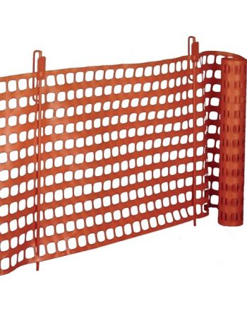 Fangzaun Thermoplast L.50m H.1m verkehrsorange 6kg WEMAS