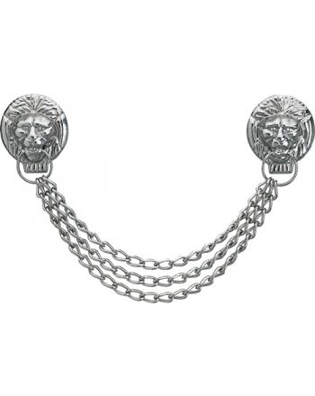 Löwenkopfkette SAMUEL L.ca.32cm silber Messing,vern.FHB
