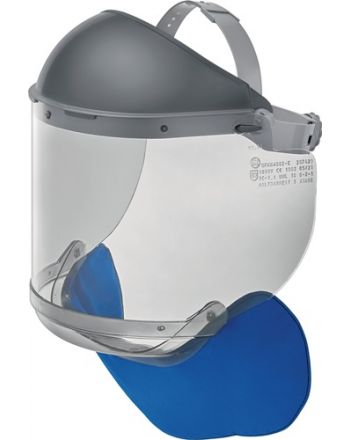 Elektriker Gesichtsschutz GFKKH002-E PC,grau 550x200x2mm EN 166,EN 170,GS-ET 29