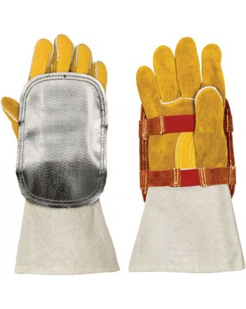 Handschutz Rindspaltleder m.Glasfaser