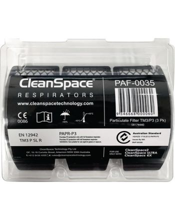 Partikelfilter PAF-0035 f.CleanSpace Sys.EN 12942 TM3 P3 3 St./Pack CLEANSPACE