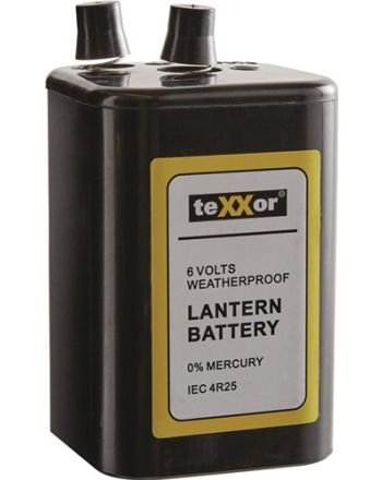 Batterie 3600 6 V 7 Ah IEC 4R25 TEXXOR