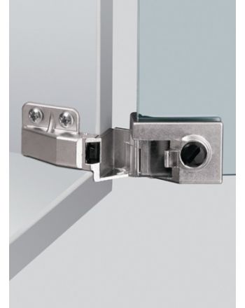 Glastürscharnier ET 5160 vernickelt,ma Anschlagart vorliegend HETTICH