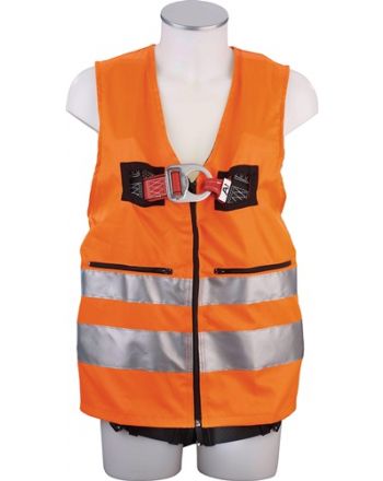 Warnweste MAS40 Quick EN361 EN20471 2-Punkt,Weste orange f.Gr.44-54 MAS