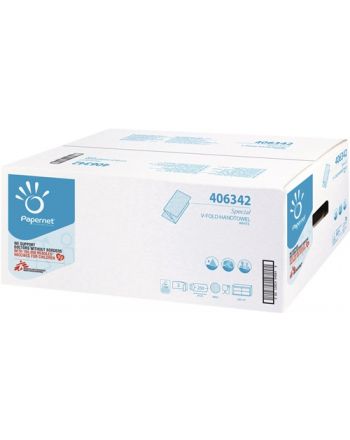 Handtücher 2-lagig weiß L240xB230ca.mm 15 Pk.a 250 Tücher/3750 Tücher/VE