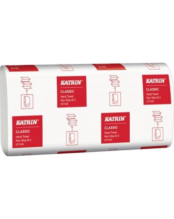 Falthandtuch Katrin Classic M 2 2-lagig weiß L203mm xB240mm ca.4000 Tücher/KT