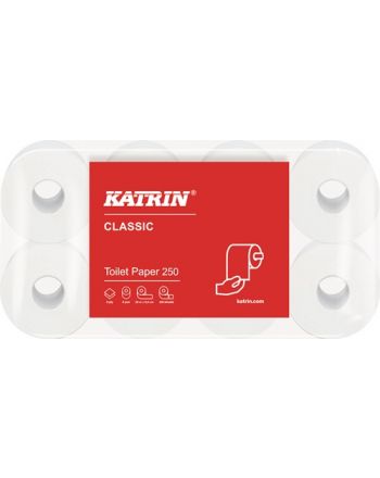 Toilettenpapier Katrin Classic 250 2-lagig 64 RL a 250 Blatt= 16000 Bl.KATRIN