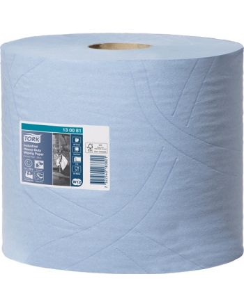 Putztuch TORK 130081 L340xB235ca.mm blau 3-lagig,bedruckt Rl.TORK