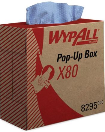Wischtuch WypAll® X80 8295 L427xB212ca.mm blau 1-lagig 5 Boxen/KT WYPALL