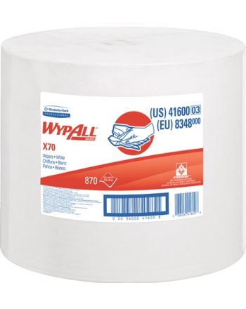 Reinigungstuch WypAll® X70 8348 L315xB310ca.mm weiß 1-lagig KIMBERLY-CLARK
